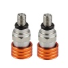 TT Racing KTM WP Fork Bleeder Valve - Orange Photo