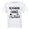 Boyfriend. Fiance. Husband - Adults - T-Shirt - White Photo