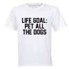 Pet ALL The Dogs - Adults - T-Shirt - White Photo