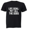Pet ALL The Dogs - Kids T-Shirt - Black Photo