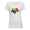 Love Heart Pride - Ladies - T-Shirt Photo
