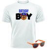 Paw Patrol-Birthday T Shirt-White-Sunglass Photo