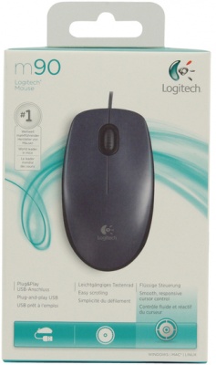 Photo of Logitech - M90 Optical Mouse - Black