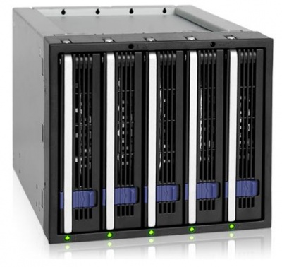 Photo of Icy Dock 155sp-b Five Bay Mobile 3.5" HDD Rack