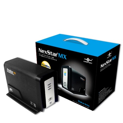 Photo of Vantec Nexstar-mx 400mx-UFB Dual Bay - 3.5" SATA to USB 2.0 FireWire800 External Enclosure - Black