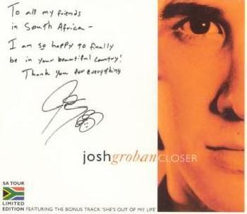 Photo of Warner Bros Records Josh Groban - Closer