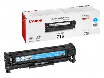 Photo of Canon Laser Cartridge 718 - Cyan