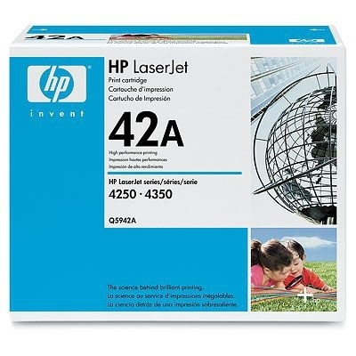 Photo of HP # 42A LaserJet 4250/4350/4240 Black Print Cartridge