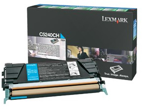 Photo of Lexmark C524 Cyan Return Program Cartridge - 5 000 Pages