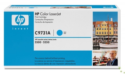 Photo of HP # 645A Colour LaserJet 5500 Cyan Print Cartridge