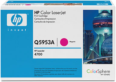 Photo of HP # 643A Colour LaserJet 4700 Magenta Print Cartridge