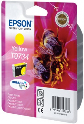 Photo of Epson Ink T0734 Yellow Bees Stylus