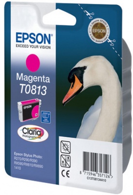 Photo of Epson Ink T0813 Magenta Swan Stylus