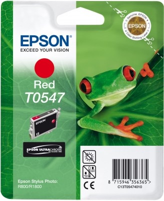 Photo of Epson Ink T0547 Red Frog Stylus Photo R800 / 1800