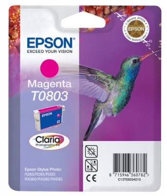 Photo of Epson Ink T0803 Magenta Hummingbird Stylus