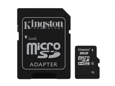 Photo of Kingston Technology Kingston 8GB MicroSDHC Class 4 Flash Card