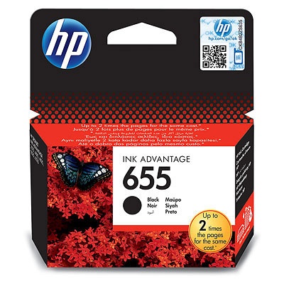 Photo of HP # 655 Black Ink Cartridge Blister Pack