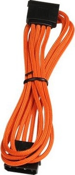 Photo of BitFenix Alchemy Multisleeved Cable 45cm 1x 4pin Molex to 1x SATA power Cable - Orange