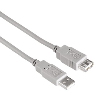 Photo of Hama USB 2.0 Extension Cable - Grey - 3M