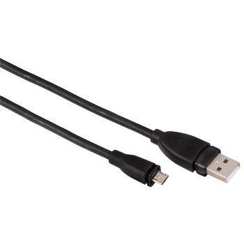 Photo of Hama USB 2.0 USB Micro Cable - Shielded - Black - 0.75M