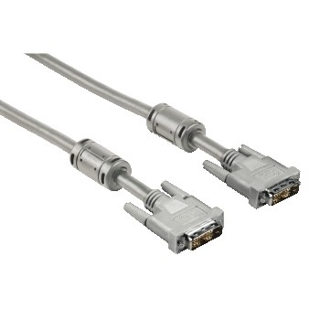 Photo of Hama DVI Single Link Cable - Ferrite Core - Double Shielded - 1.8M