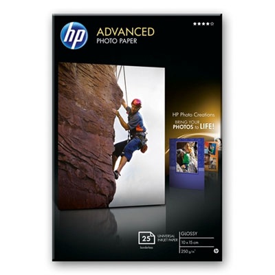 Photo of HP Advanced Glossy Photo Paper 10cm x 15cm - 250 g/m