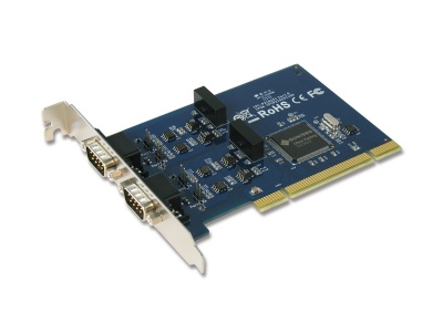Photo of Sunix Industrial 2-port RS-422/485 Universal PCI Board with Surge & Isolation