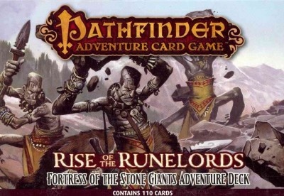 Black Book Editions Devir Giochi Uniti Hobby World Paizo Publishing Ulisses Spiele Pathfinder Adventure Card Game Rise of the Runelords Fortress of the Stone Giants