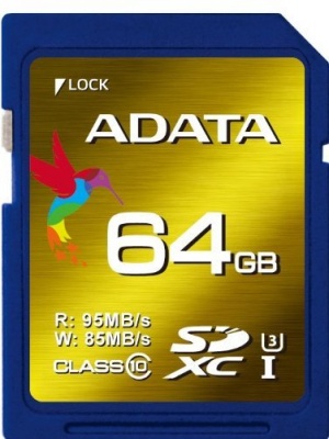 Photo of ADATA XPG series of SDXC UHS-I Speed Class 3 64GB Memory Card