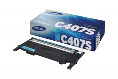 Photo of Samsung CLT-C407S Cyan Toner Cartridge