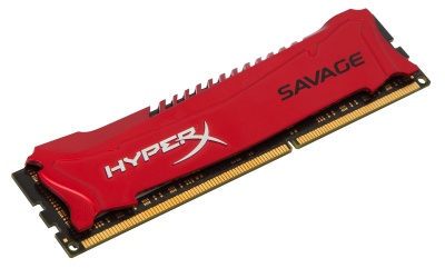 Photo of Kingston Technology Kingston Hyper-X Savage 4GB DDR3 1866MHz With Asymmetrical Red Heatsink Memory Module
