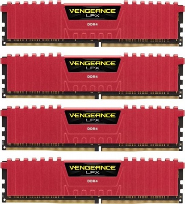 Photo of Corsair Vengeance LPX 16GB DDR4 DRAM 2400MHz C14 Red memory kit
