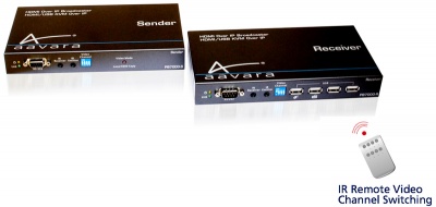 Photo of Aavara PB7000-R Receiver with IR - RS232 4xUSB VGA-out HDMi-out Audio in/out