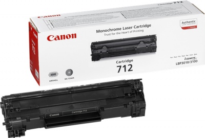 Photo of Canon 712 Black Toner Cartridge - Lbp3010/3100