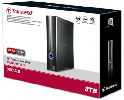 Photo of Transcend StoreJet 35T3 8TB USB 3.0 External Hard Drive