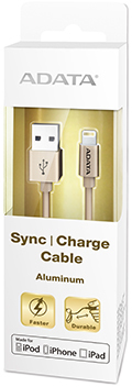 Photo of ADATA Sync and Charge Lightning Cable - Gold