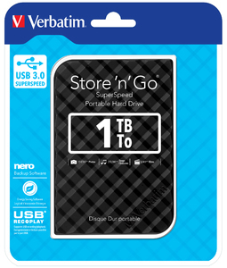 Photo of Verbatim 2.5" 1TB Store â€˜Nâ€™ Go Portable Hard Drive USB 3.0 - Black