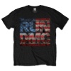 Run DMC Americana Logo Mens Black T-Shirt Photo