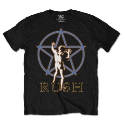 Photo of Rush Starman Glow Mens Black T-Shirt