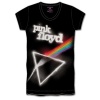 Pink Floyd DSOTM Graffiti Prism Black Ladies T-Shirt Photo