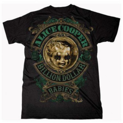 Photo of Alice Cooper Billion Dollar Baby Crest Mens T-Shirt