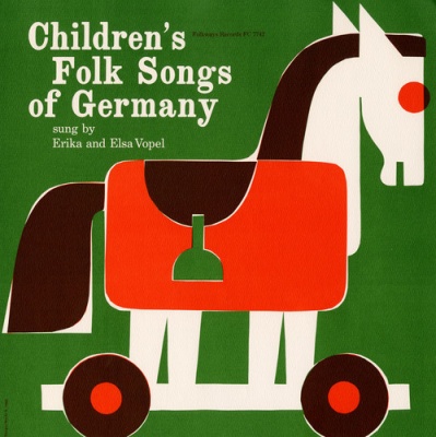 Photo of Folkways Records Erika and Elsa Vopel - Children's Folk Songs of Germany