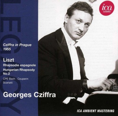 Photo of Ica Classics Georges Cziffra / Bach C.P.E. / Scarlatti / Liszt - Cziffra In Prague 1955