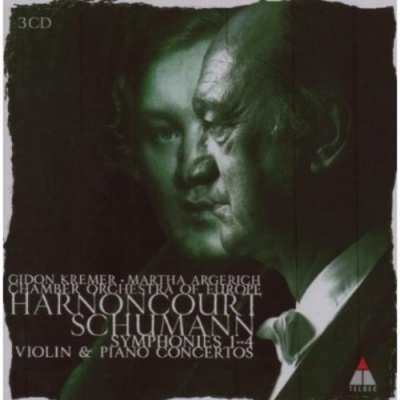 Photo of Warner Classics UK Schumann / Harnoncourt / Chamber Orch of Europe - Schumann: Sym Nos 1 - 4 / Vln Cto / Pno Cto