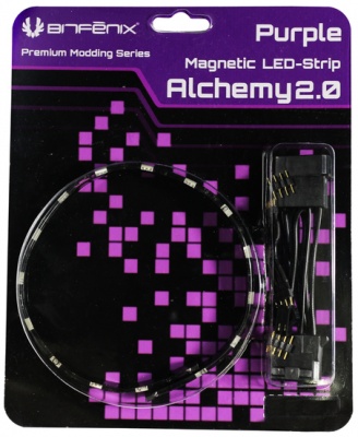Photo of BitFenix Alchemy 2.0 30 LED 60cm Magnetic LED Strips - Purple
