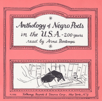 Photo of Folkways Records Arna Bontemps - Anthology of Negro Poets In the U.S.a. - 200 Years