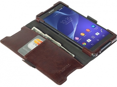 Photo of Krusell Ekero FolioWallet for the Sony Xperia Z5 Compact - Brown