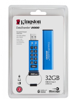 Photo of Kingston Technology DataTraveler 2000 - 16GB USB3.1 Gen 1 Flash Drive