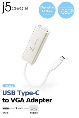 Photo of j5 create JCA111 USB Type-C to VGA Adapter