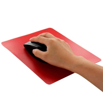 Photo of Tuff Luv Tuff-Luv - Ultra-Thin Profile Cloth Mouse Pad - Red